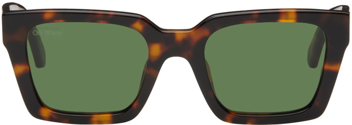 Photo: Off-White Tortoiseshell Palermo Sunglasses