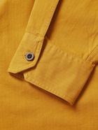 Mr P. - Herringbone Cotton Shirt - Yellow