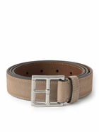 Dunhill - 3cm Suede Belt - Neutrals