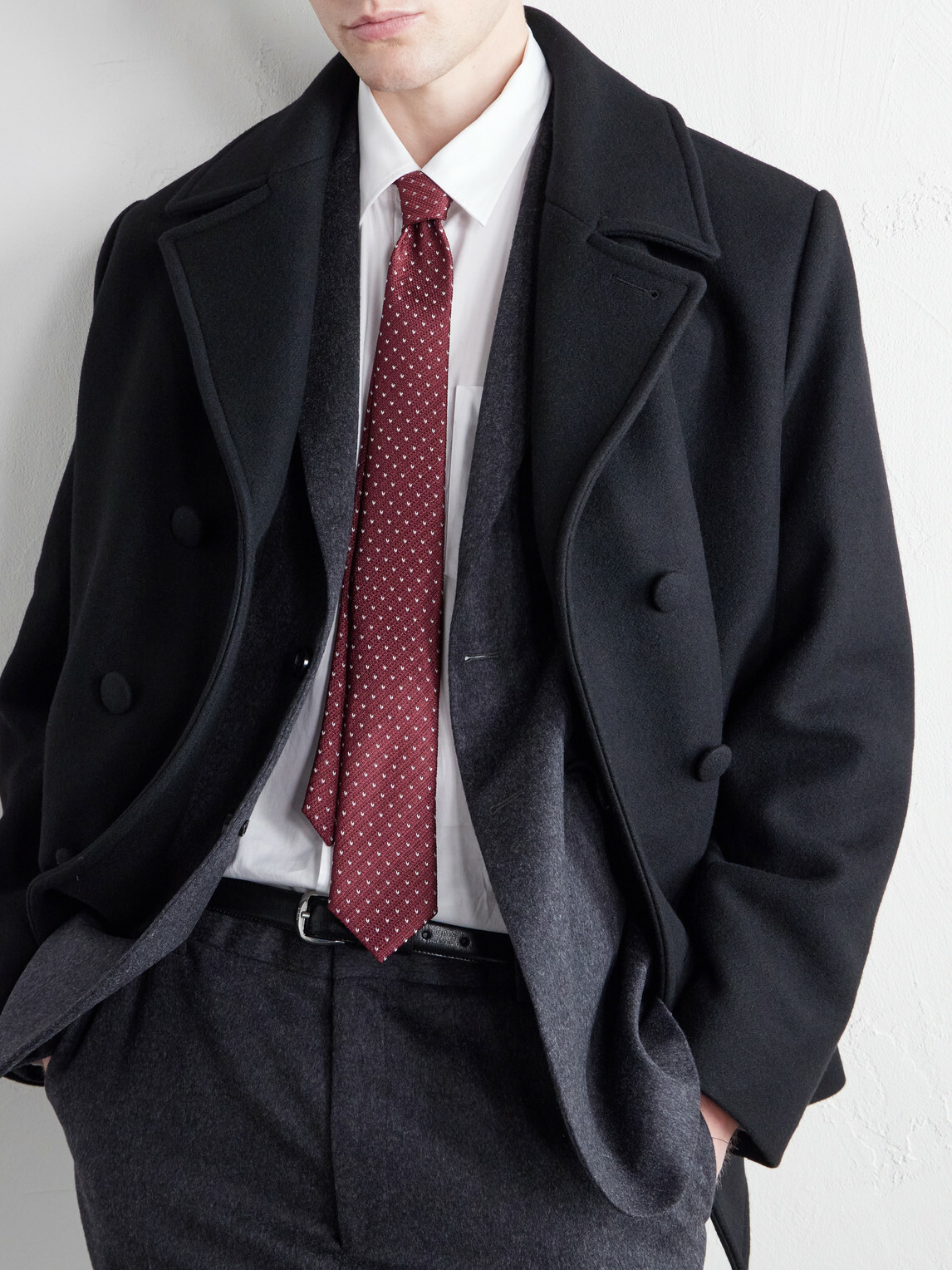 TOTEME - 8cm Silk-Jacquard Tie - Red