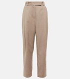 Toteme - High-rise tapered wool pants