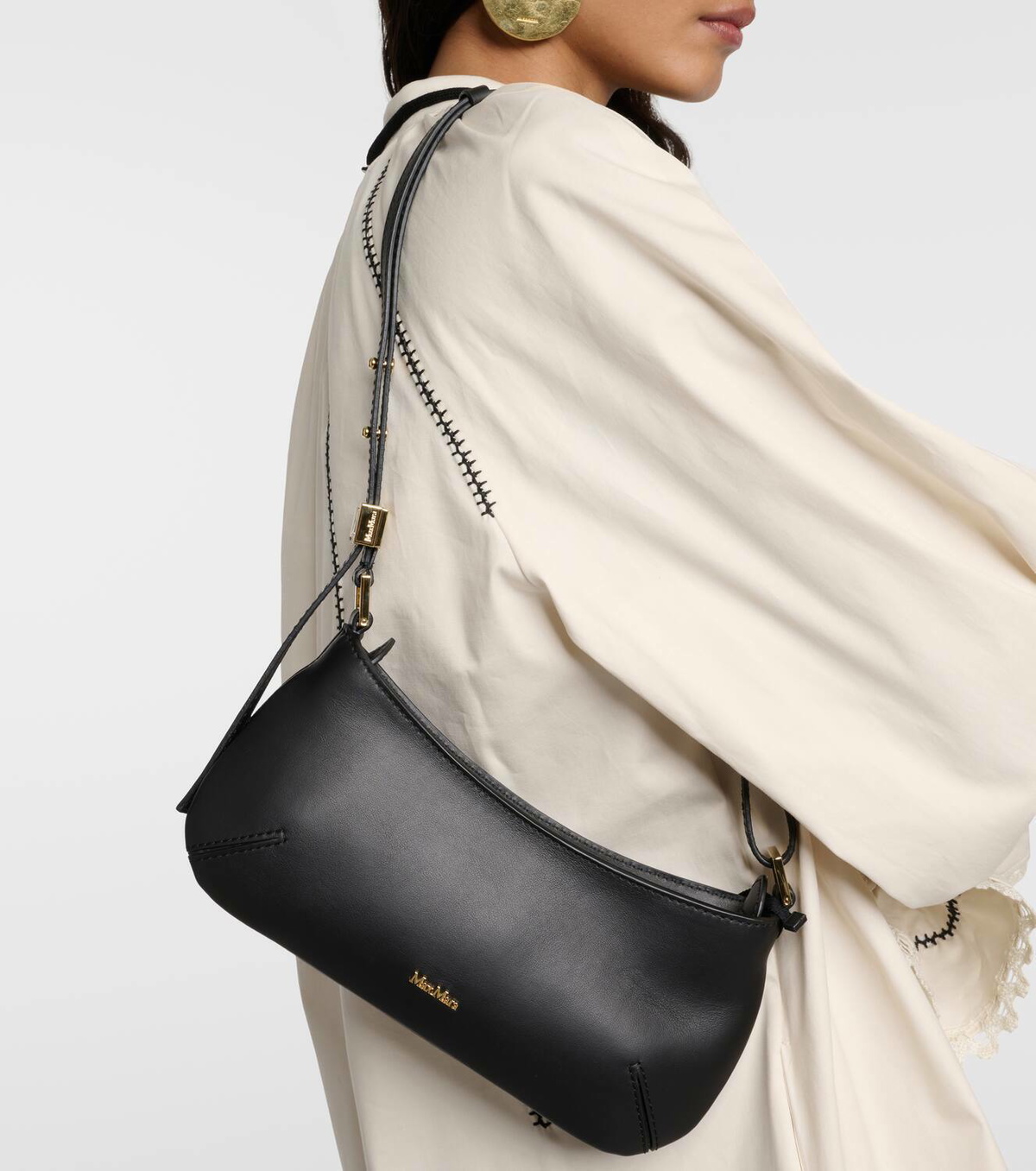 Max Mara バッグ Leather bag black | Max Mara