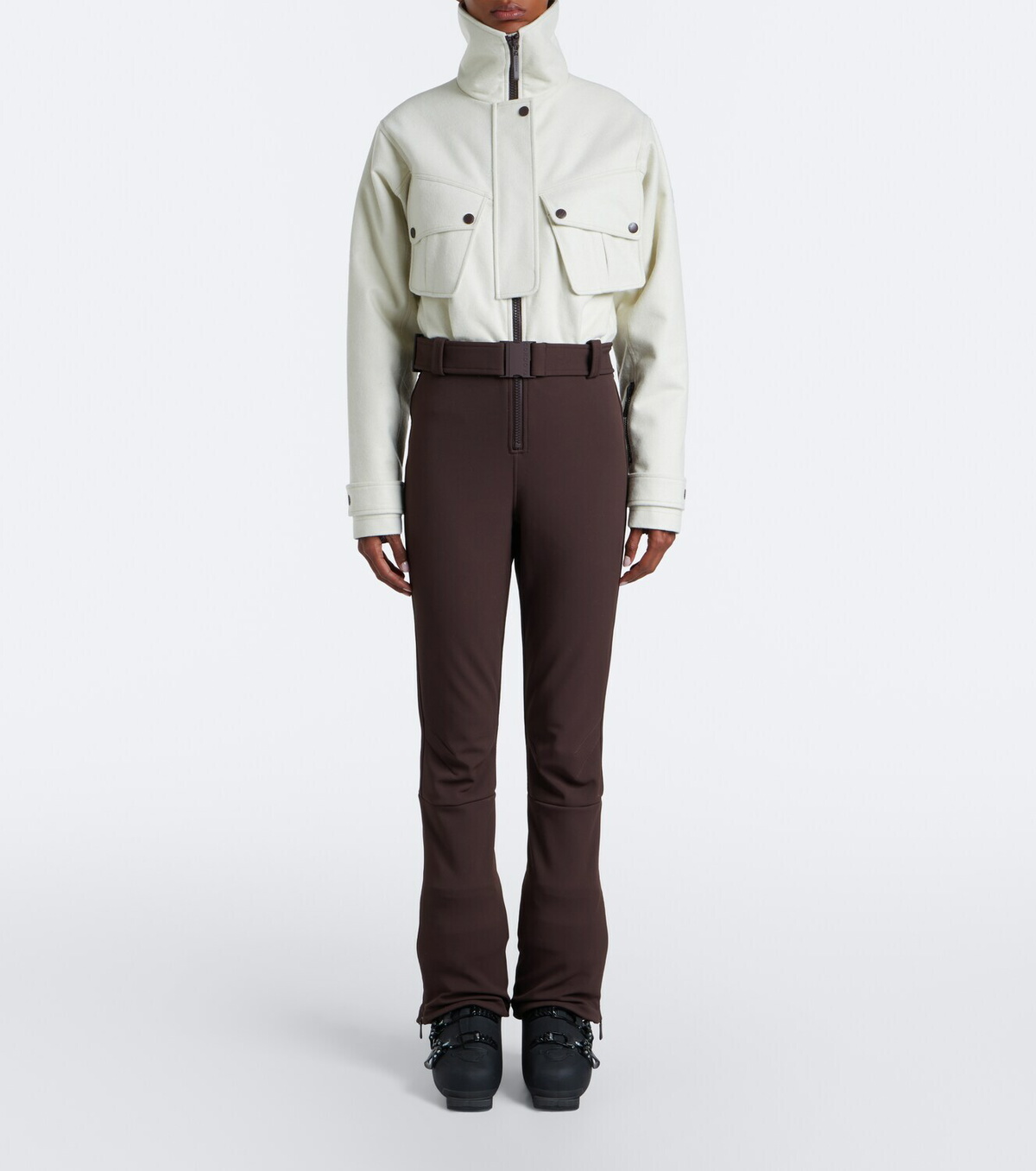 Cordova Telluride belted wool-trimmed ski suit