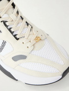Valentino Garavani - Demivee Suede-Trimmed Mesh Sneakers - White