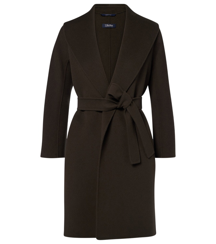 Photo: 'S Max Mara Virgin wool wrap coat