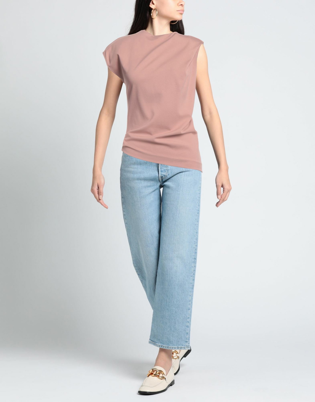 Gauchere Womens Top Antique rose