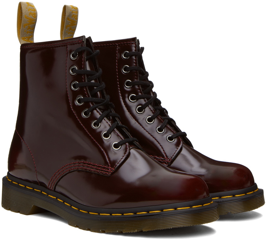 Dr. Martens Burgundy 1460 Lace-Up Boots Dr. Martens display picture 3