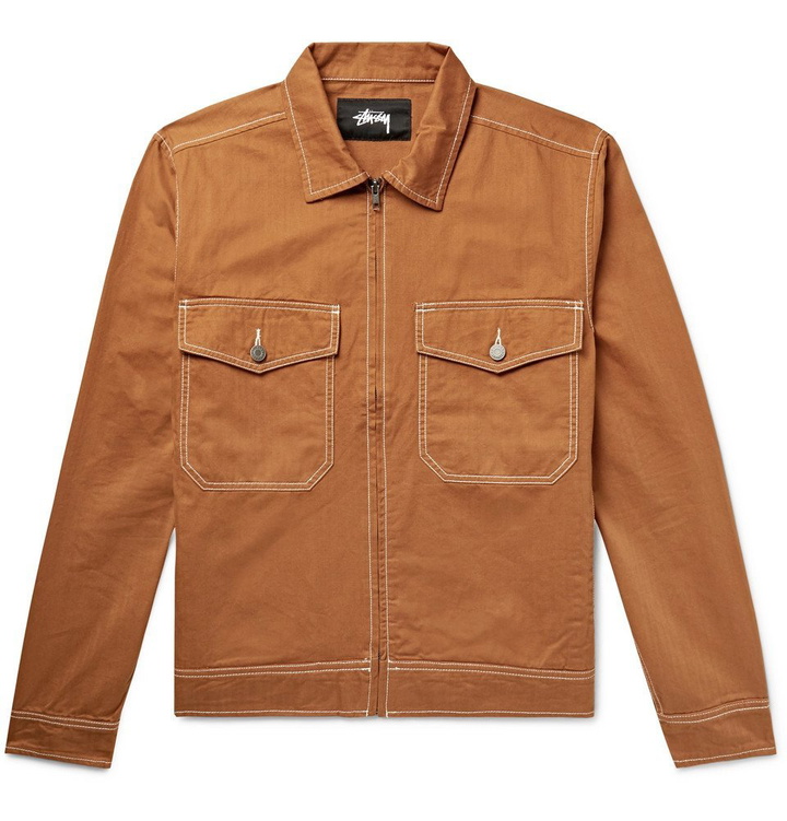 Photo: Stüssy - Herringbone Cotton Jacket - Tan