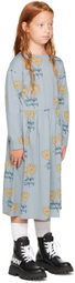 The Campamento Kids Blue Flowers Allover Dress