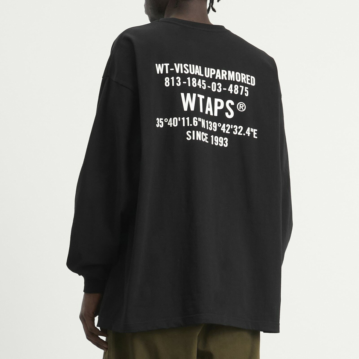 WTAPS Men's Spec Long Sleeve T-Shirt in Black