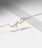 Persée 18kt gold necklace with diamonds
