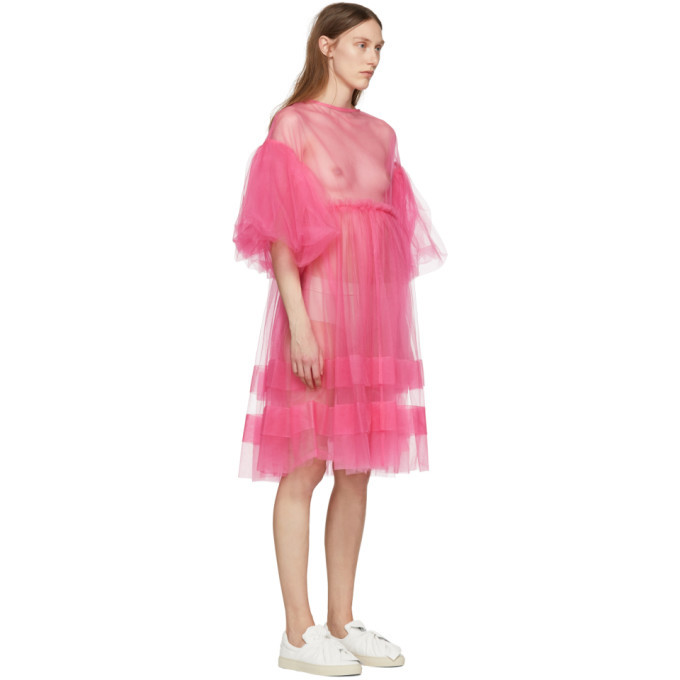 Chika Kisada Pink Tulle Voluminous Dress