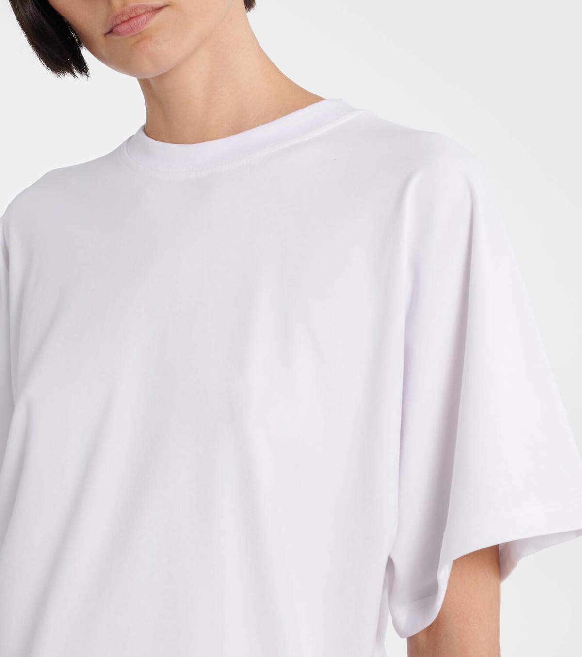 Sportmax Keras asymmetric cotton-blend T-shirt