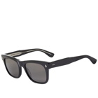 Garrett Leight Troubadour Sunglasses in Black/Grey