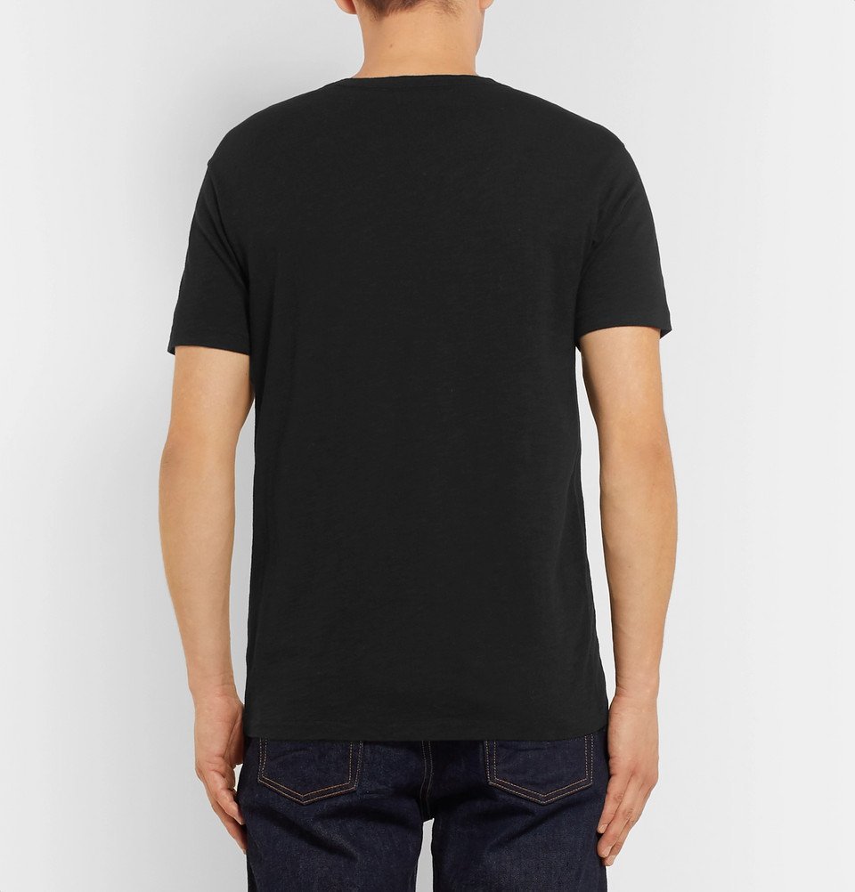 Todd Snyder - Slub Cotton-Jersey T-Shirt - Black Todd Snyder