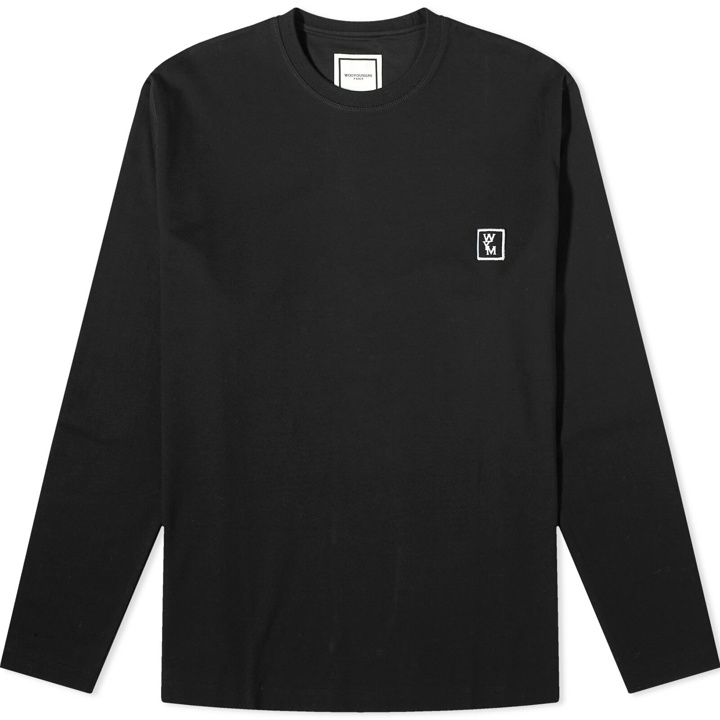 Photo: Wooyoungmi Men's Chrome Back Logo T-Shirt in Black