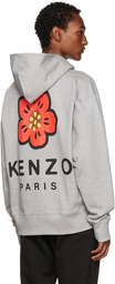 Kenzo Gray Kenzo Paris Boke Flower Hoodie