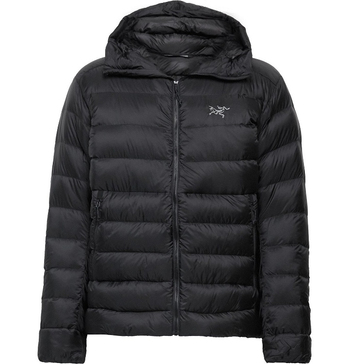 Photo: Arc'teryx - Cerium SV Quilted Arato 10 Hooded Down Jacket - Black