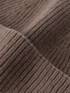 John Smedley - Sunday Ribbed Cashmere and Wool-Blend Beanie