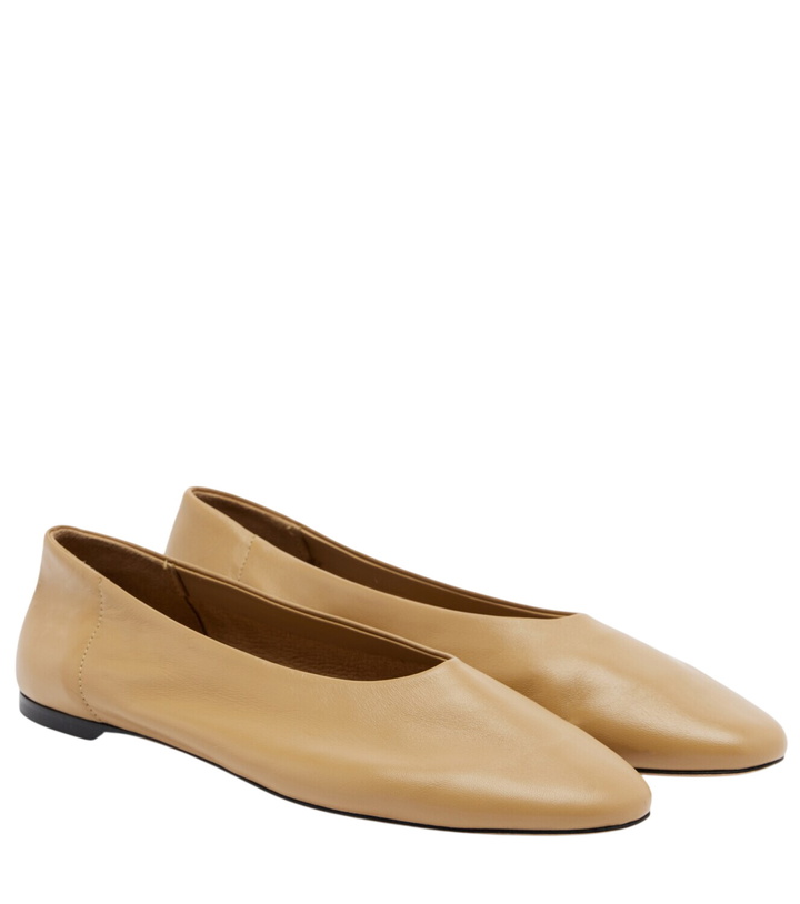Photo: Toteme Leather ballet flats