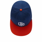 By Parra Men's Circle Tweak Logo Cap in Navy/Orange