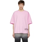 Adaptation Pink Oversized Logo T-Shirt