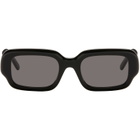 LOEWE Black Rectangular Slim Sunglasses