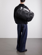 Neighborhood - Logo-Print Mesh Weekend Bag