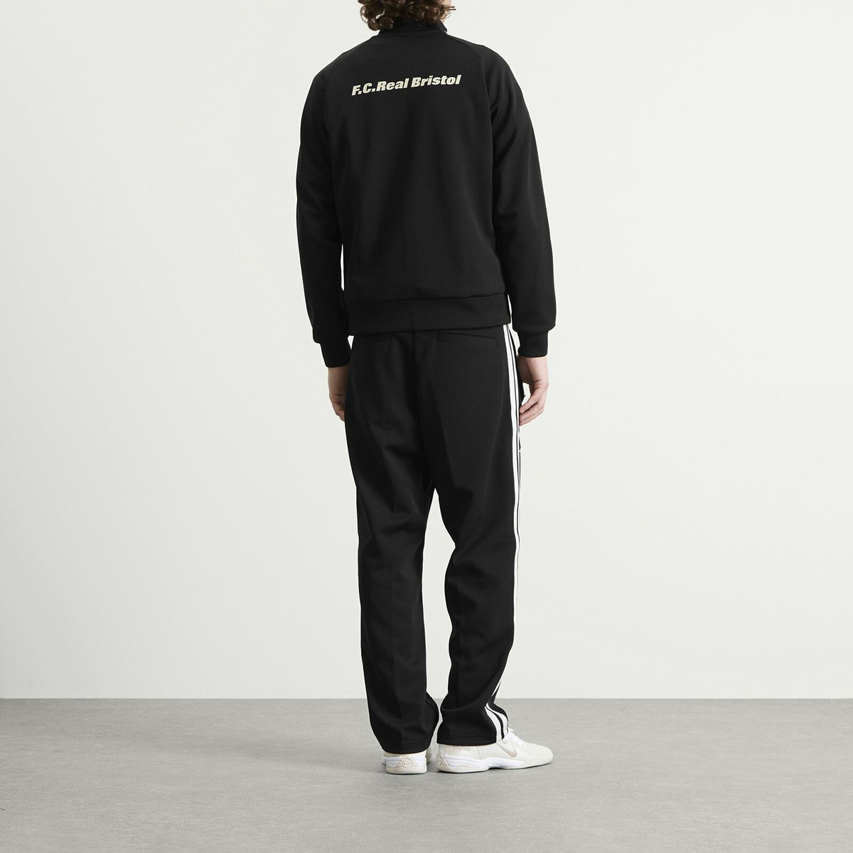 F.C. Real Bristol Men's Training Track Jacket in Black