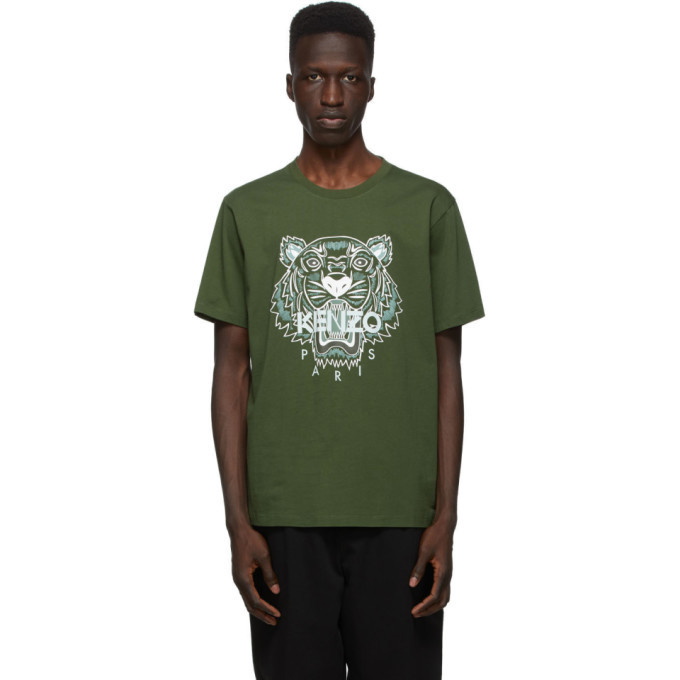 Photo: Kenzo Green Classic Tiger T-Shirt