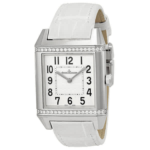 Photo: Jaeger LeCoultre White Dial White Leather Ladies Watch Q7068421