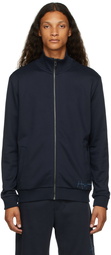 Hugo Navy Daperol Zip Sweatshirt