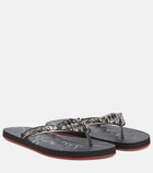 Christian Louboutin - Loubi Flip Spikes thong sandals
