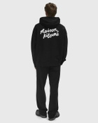 Maison Kitsune HANDWRITING OVERSIZE HOODIE White Mens Hoody