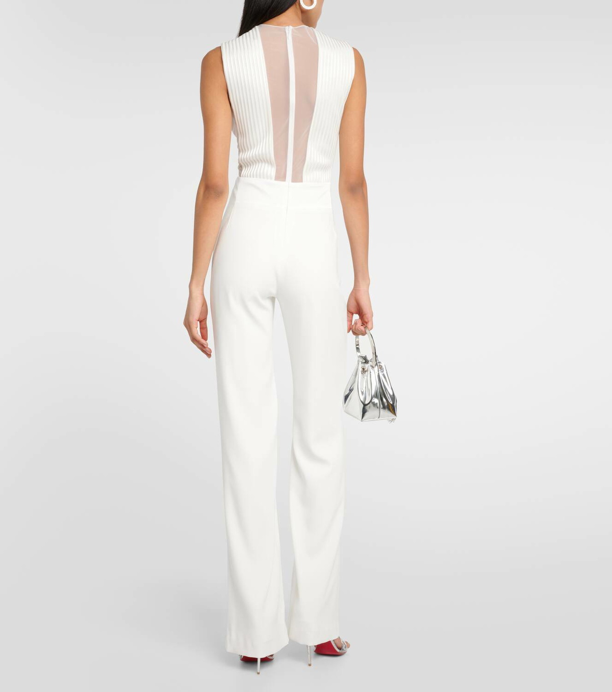 Galvan Bridal Soho flared jumpsuit