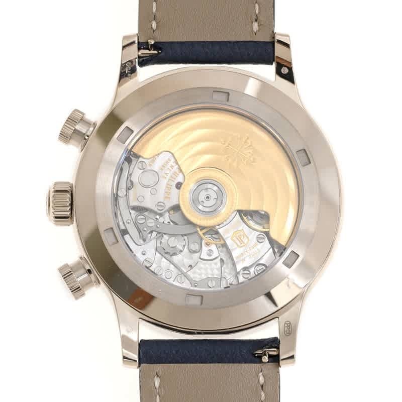 Patek Philippe Complications Calatrava Pilot Travel Time Chronograph Automatic Watch 5924G-001