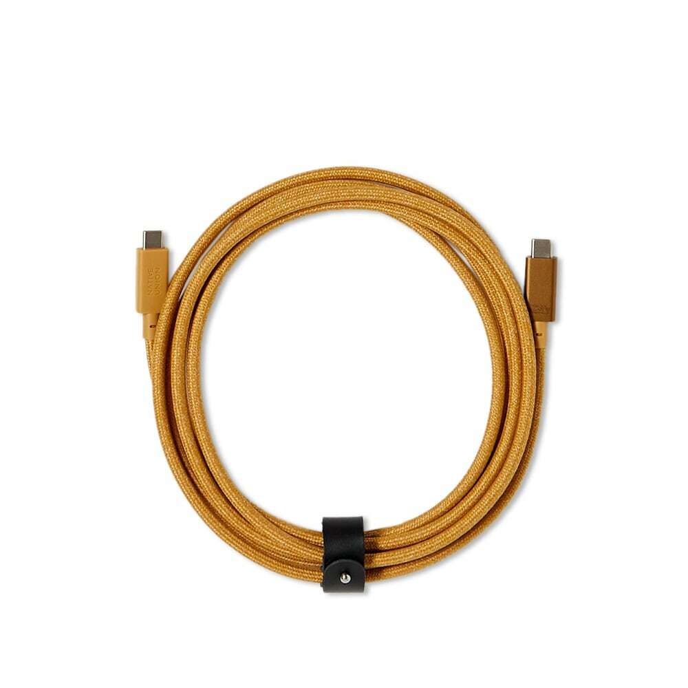 Photo: Native Union 2.4m Belt Cable Type USB-C to USB-C in Kraft
