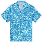 Magic Castles Men's Slack Dot Vacation Waves Shirt in Slack Dot Blue