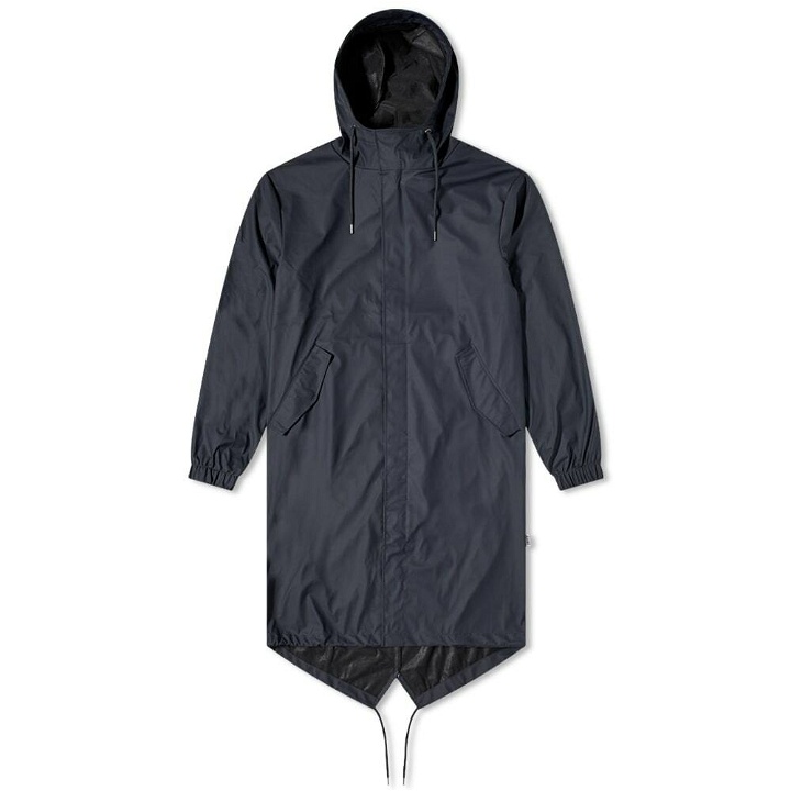 Photo: Rains Men's Fishtail Parka Jacket in Navy