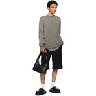 Rick Owens Taupe Tower Oversized Level Sweater
