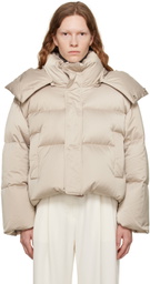 Blossom Beige Goose Pupper Down Jacket