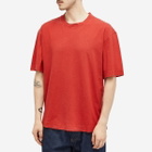 MHL by Margaret Howell Men's Simple T-Shirt in Sports Red