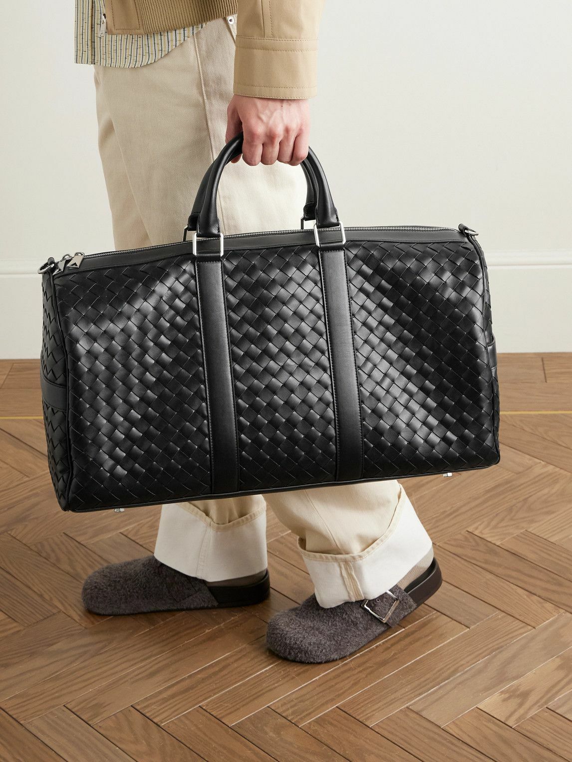 Bottega Veneta - Intrecciato Leather Duffle Bag