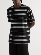 Pop Trading Company - Logo-Print Striped Cotton-Jersey T-Shirt - Unknown