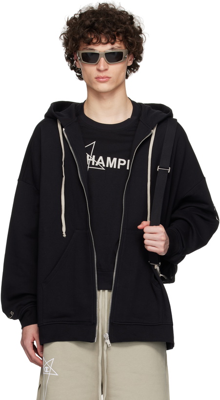 Photo: Rick Owens Black Champion Edition Jumbo Jason's Hoodie
