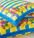 Dolce&Gabbana Casa Taormina striped cotton cushion