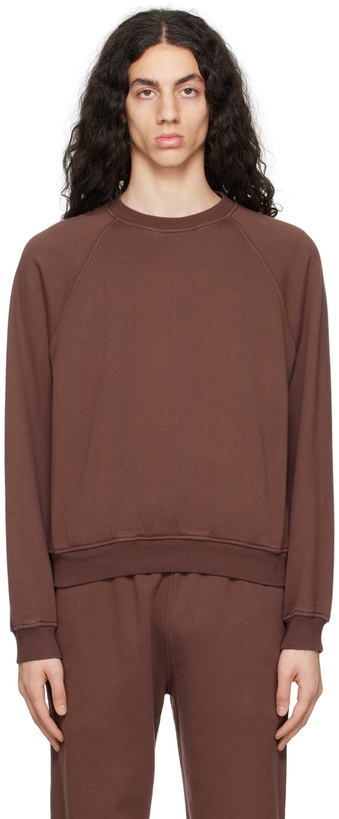 Photo: AURALEE Brown Smooth Soft Sweatshirt