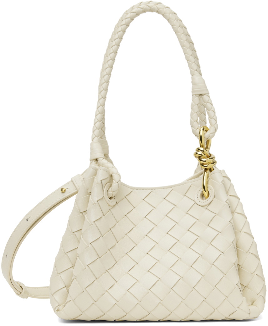Bottega Veneta Off-White Small Andiamo Bag Bottega Veneta