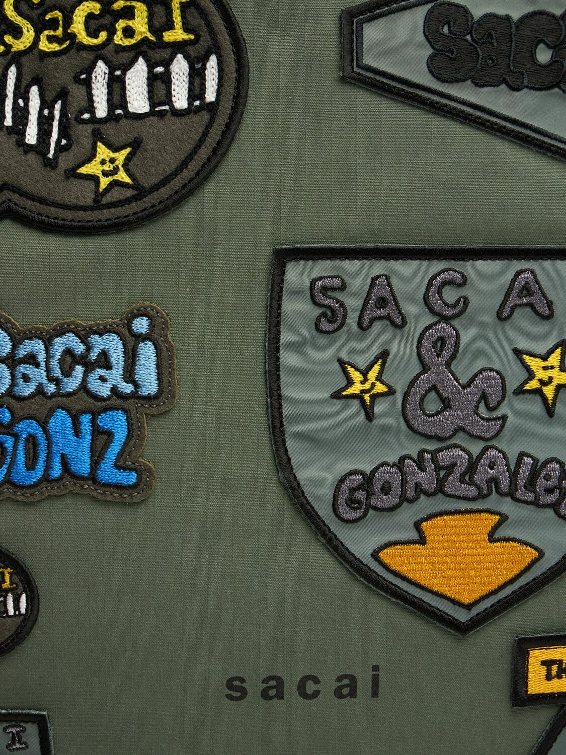 SACAI Sacai Gonz X Large Multi-patch Tote Sacai