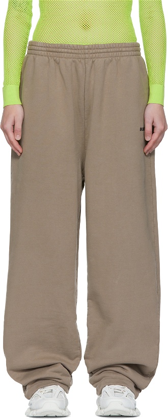 Photo: Balenciaga Taupe Cotton Lounge Pants